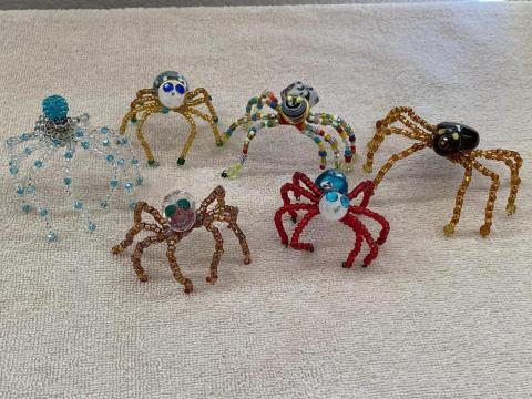 Beaded Spiders November 2022